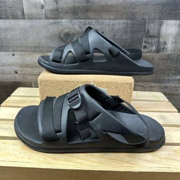 Chaco Chillos Slide Men’s Size 11 Sports Sandals Black JCH107931‎ Amazon.com | Chaco CHILLOS KIDS Sport Sandals, Black, 1 M US  main image 4